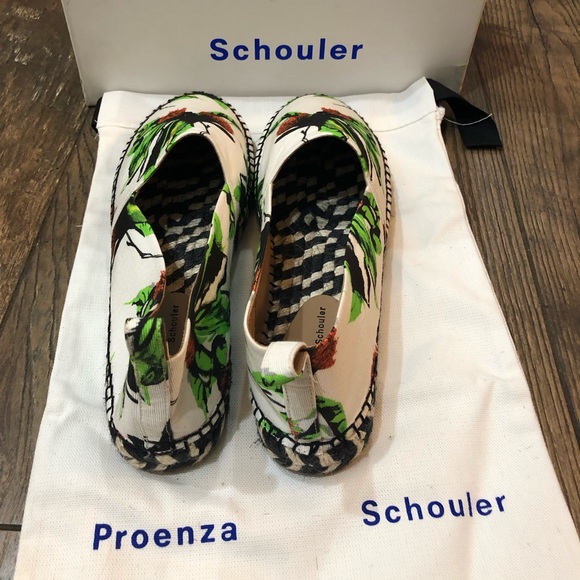 Proenza Schouler Fabric Fleur Espadrilles New EU40 - Picture 3 of 5